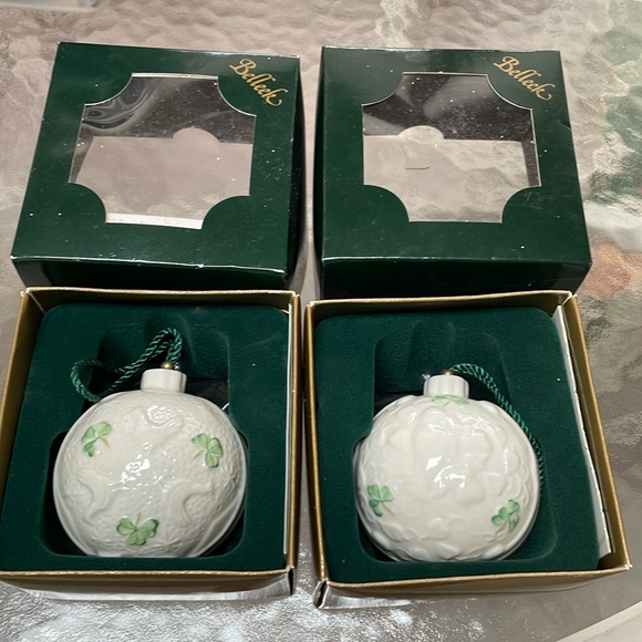 Belleek Other - Belleek ornaments From Ireland. New in Box.